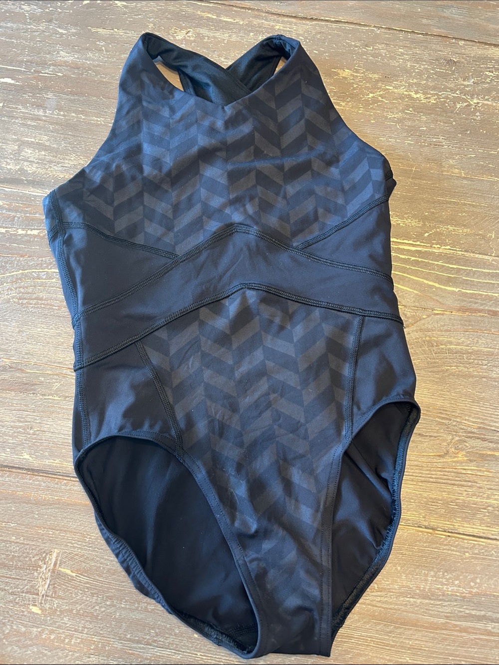 Dance Leotard with Chevron Design